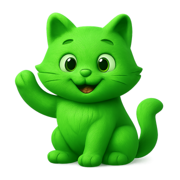 Tema de gato verde