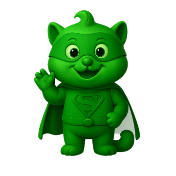 Tema de superhéroe verde